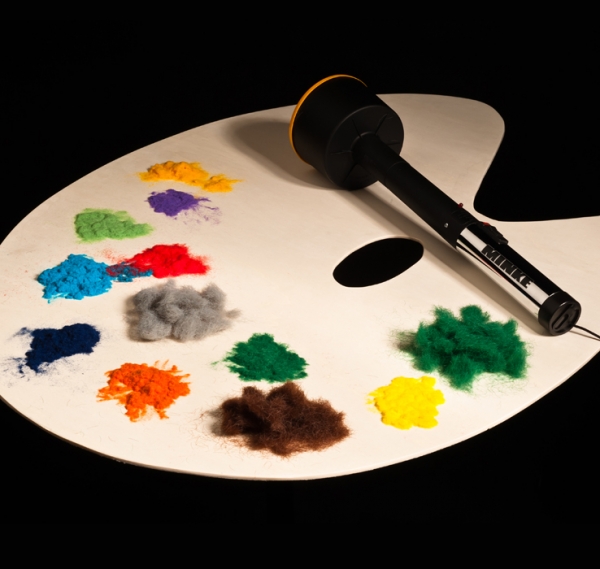 SKINTEX Flock, neon, 3,3 dtex, 1,0 mm